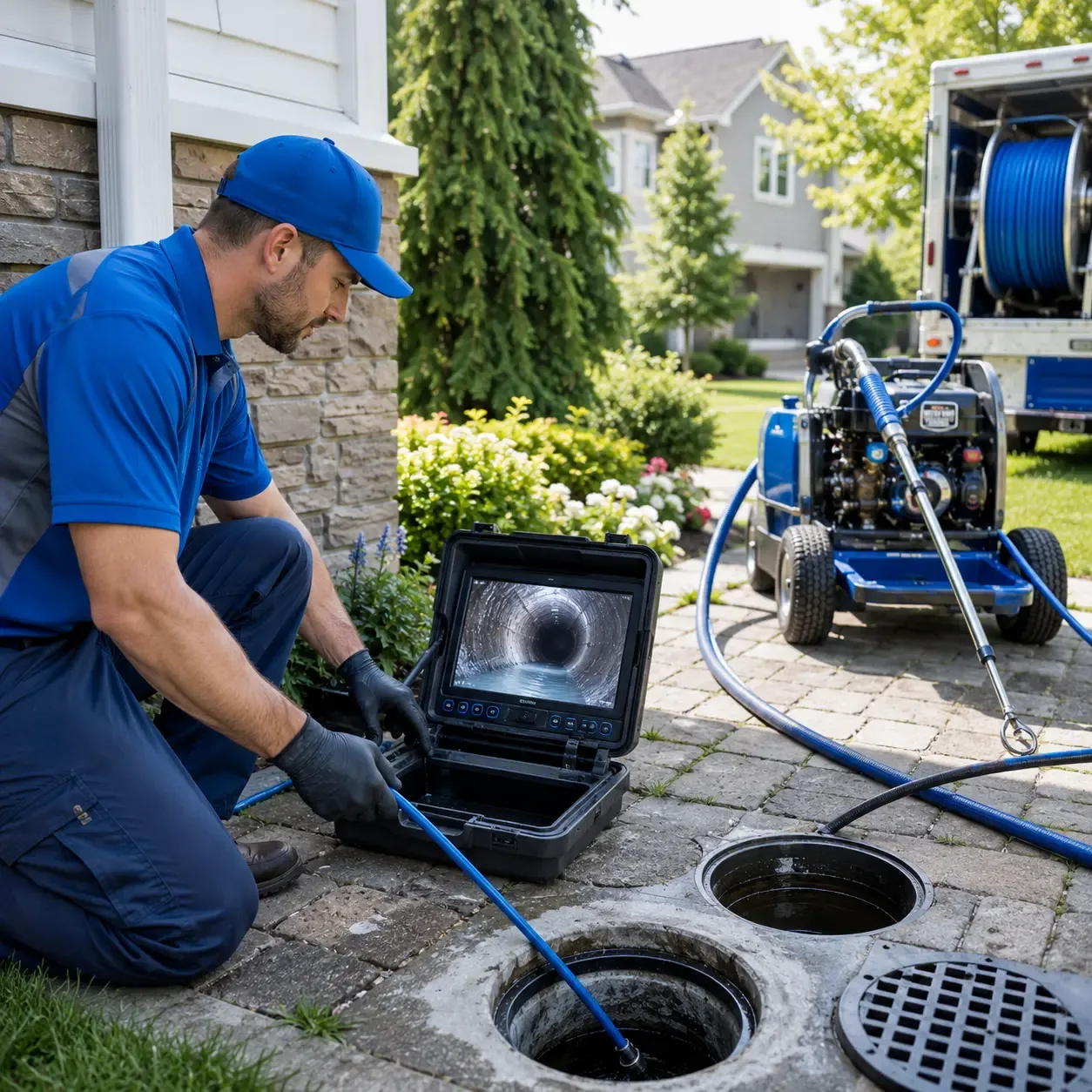 Outdoor drain cleaning professionals serving Kimball, WV
